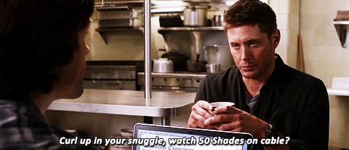 sam and dean judgy 50 shades banter'' by mooseleys