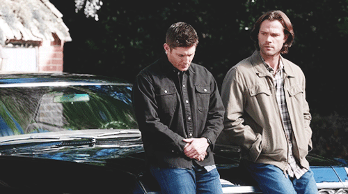 sam-and-a-subdued-dean-on-the-hood-of-the-impala-by-electricmonk333